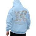 thumbnail image 5 of Christian Hoodies for Men 2025 Have You Talked To God About It Hoodie Hooded Sweatshirt with Pockets Pullover Hoody, 5 of 6