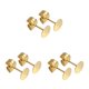 thumbnail image 5 of Jumpingount 400 juegos de pendientes Base en blanco artesanía personalidad Popular plata orejeras decoraciones joyería herramienta de Type1 NO1, 5 of 6
