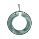 thumbnail image 4 of Comedero para pájaros con forma de corona de maní colgante, de metal, decorativo de primera calidad, con gancho para colgar Verde, 4 of 8