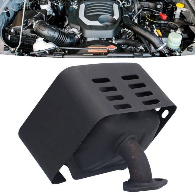 Conjunto de Silenciador de Escape, Kit de Silenciador de Metal Con Arandela Para Bomba de Agua del Generador GX160
