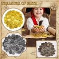 thumbnail image 2 of Fake Gold 100 Pack Plastic Gold for Party Decorations Game Night Favors Treasure Themed Supply for All Celebration Events, 2 of 8