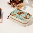 thumbnail image 7 of Squirrel Velvet Portable Earring Organizer Box with Removable Compartment - Ideal Travel Organizer and Jewelry Box Gift, 7 of 7