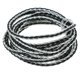 thumbnail image 1 of Cable de audio para auriculares HiFi OCC chapado en oro y plata, para bricolaje Negro y plata, 1 of 8