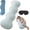40*19in Blue With Replace Pillowcase, variant on Pea Pod Body Pillow for Side Sleeper, 2026 Pea Pod Body Pillow for Adults, Body Support & Cooling Fabric, Side Pillow with Detachable Cover for Back, Hip & Leg (40*19in pink with replace pillowcase)