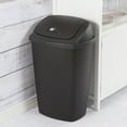 thumbnail image 3 of Sterilite 13.2 Gal. SwingTop Wastebasket Plastic, Black, 3 of 8