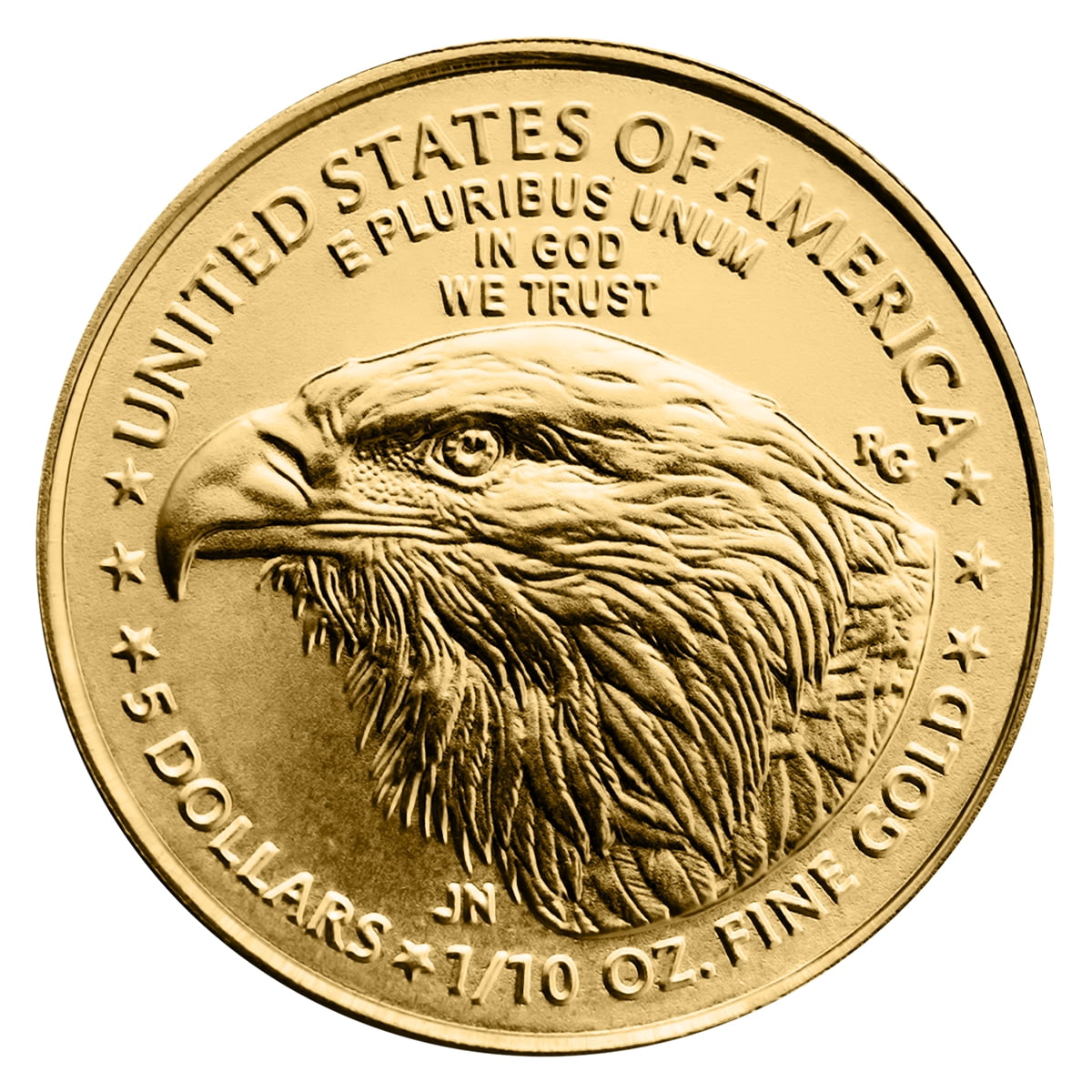 1/10 oz American Gold Eagle Coin BU - Random Year
