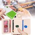 thumbnail image 6 of for iPhone 15 Case with Card Holder for Women, for iPhone 15 Phone Case Wallet with Strap Credit Card Slots Crossbody with Kickstand Zipper Case for iPhone15-White, 6 of 13