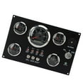 thumbnail image 2 of Dashboard Gauge Set, Fuel Level Oil Pressure Water Temp Voltage Meter Timely Alarm Universal Ignition Indicator  For Boat Yacht, 2 of 8