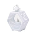 thumbnail image 4 of Farol decorativo para vela, para interior o exterior, ideal como centro de mesa para colgar, regalo ideal. Mecha con forma de lágrima, 4 of 9