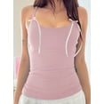 thumbnail image 2 of Cenuakty Women's Slim Summer Sleeveless Fit Cami Tops  Spaghetti Strap Scoop Neck Camisole Bow Tank Tops, 2 of 3
