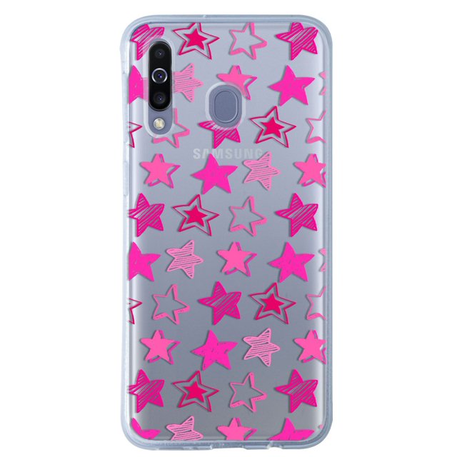 Funda Protector InstaCase para Galaxy M30 Antigolpes Dibujo de Estrellas