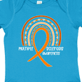thumbnail image 4 of Inktastic Multiple Sclerosis Awareness Orange Ribbon Rainbow Boys or Girls Baby Bodysuit, 4 of 5