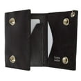thumbnail image 3 of USA Eagle Imprint Genuine Leather Biker Chain Trifold Wallet 946-50 (C), 3 of 3