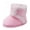 Pink(A), variant on Baby Boy Girl Winter Snow Boots,Cotton Anti-Skid Sole Bow Warm Infant Toddler Prewalker Booties Crib Shoes for Girls Boys