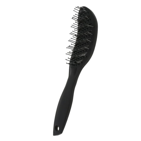 Peine de Peluquero de Salón, Cepillo para Peinar El Cabello, Mango de Plástico, Peine Trasero de 3 Filas , negro09 Salvador Cepillo del pelo