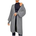 thumbnail image 2 of Cardigan Sweaters for Women Casual Lantern Sleeve Open Front Knitted Sweater Coat Jacket Womens Cardigan Sweaters, 2 of 8