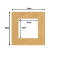 thumbnail image 2 of Thicket Suede Acid Free 20x20 Picture Frame Mats with White Core Bevel Cut for 8x8 Pictures - Fits, 2 of 5