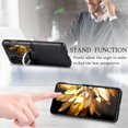 thumbnail image 5 of for Oppo Find N3 Flip Case with Ring, Slim PU Leather Protective Cover Phone Case Oppo Find N3 Flip ZH Black, 5 of 18