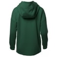 thumbnail image 3 of A2Y Women's Casual Kangaroo Pocket Zip Up Snap Button Sweatshirt Hoodie Jacket (S-3XL) Huntergreen S, 3 of 5