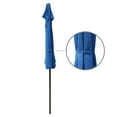 thumbnail image 4 of Abble 9FT Outdoor Patio Umbrella with Push Button Tilt and Crank Handle, Market Umbrella with 8 Sturdy Umbrella Ribs, Waterproof for Garden, Deck, Backyard, Pool,Royal Blue, 4 of 5
