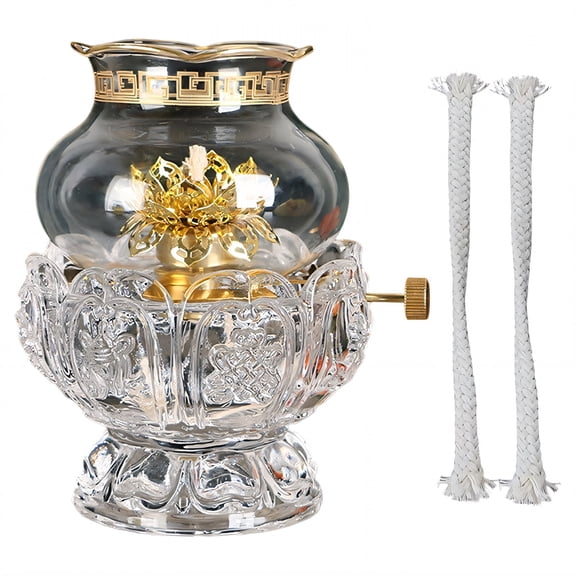 MONTERA 1 Set Oil Lamp,Artistic Ambient Lighting Kerosene Lamp,Effortless Everyday Use Lamp Oil for Indoor Use,White