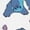 WHITE, variant on Lilo & Stitch - Stitch Pose Grid - Juniors Cropped Cotton Blend T-Shirt