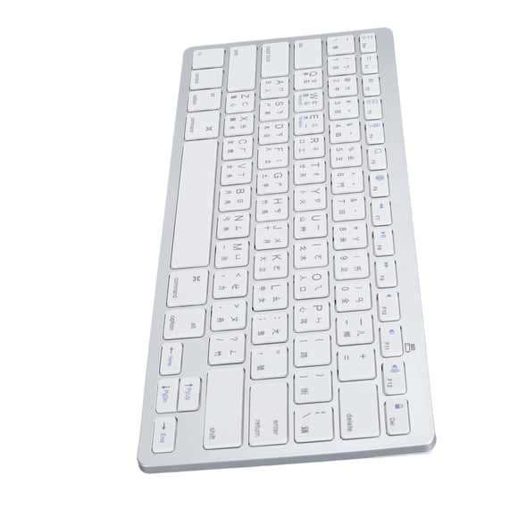 Clavier Sans Fil BT Langue Allemand Français Espagnol Italien Anglais Clavier Bilingue Pieds Ciseaux Largement pour PC, Ordinateur Portable, Tablette, IOS, Android, Windows