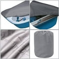 thumbnail image 3 of EPOTOOR Pedal Boat Cover Heavy Duty 3 or 5 Person Paddle Boat Protector Replacement for Pedal Boat Pelican Boat Monaco Boat 115 L x 80 W Grey, 3 of 6