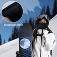 thumbnail image 4 of Cache-cou d'Hiver Cagoule pour Hommes Femmes - Masque de Ski Coupe-Vent pour Activités Extérieures par Temps Froid, 4 of 8