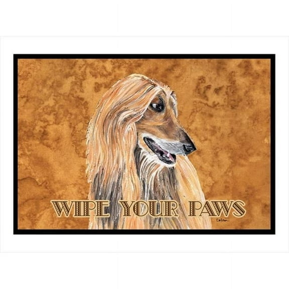 18 x 27 in. Afghan Hound Indoor Or Outdoor Mat