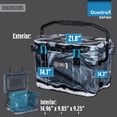 thumbnail image 4 of QuadraX 20QT Rotomolded Portable Hard Cooler for Camping, Fishing, Beach | Heavy Duty Insulated Ice Chest | Cold Retention 5 Days, 4 of 12