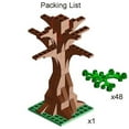 thumbnail image 2 of Big Tree Building Sets Block Toys Rainforest Garden Park Trees and Plants Flowers Classic Botanical Accessories Bricks for Kids Compatible Major Brands, 2 of 2
