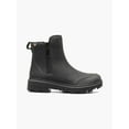 thumbnail image 2 of BOGS Women's Holly Zip Leather Waterproof Rain Boot Black - 72840-001  BLACK, 2 of 5