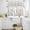 Blue Yellow Pink, variant on Colorful Spring Floral Kitchen Curtains Sets for Windows 36 Inch Length, Watercolor Summer Botanical Rod Pocket Window Treatments Tier Curtains and Valances Set for Bedroom/Bathroom