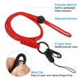 thumbnail image 4 of Unique Bargains Neck Lanyard with Hook Badge Lanyards Adjustable Long Strap Holder Keychain Red 3 Pack, 4 of 7