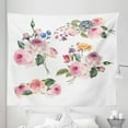 thumbnail image 1 of Rose Tapestry, Vintage Floral Bouquets with English Roses Wildflowers Botanical Natural Summer Time, Fabric Wall Hanging Decor for Bedroom Living Room Dorm, 5 Sizes, Multicolor, by Ambesonne, 1 of 1