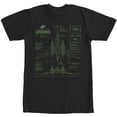 thumbnail image 1 of T-Shirt Schémas Arwing Star Fox de Nintendo pour Hommes, 1 of 4