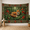 D, variant on XaaKee Wall Tapestry, Fox Center Scarlet Meadow, Botanical Garden, High-Quality Polyester Large Wall Tapestry, 60x40Inch