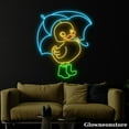thumbnail image 2 of Glowneon Duck in the Rain Neon Sign, Baby Duck Neon Sign, Duck Led Sign, Animal Neon Light, 2 of 5