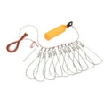 thumbnail image 2 of Kit de Filetage de Poisson, Réduit la Torsion Verrouillage de Poisson Vivant en Fil d'Acier de 5m pour Réservoir 10 Boucles, 2 of 8