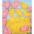 thumbnail image 5 of 8 unidades de moldes para galletas de animales, moldes de plástico para hornear para postres Sugarcraft Feliz Sencillez, 5 of 5