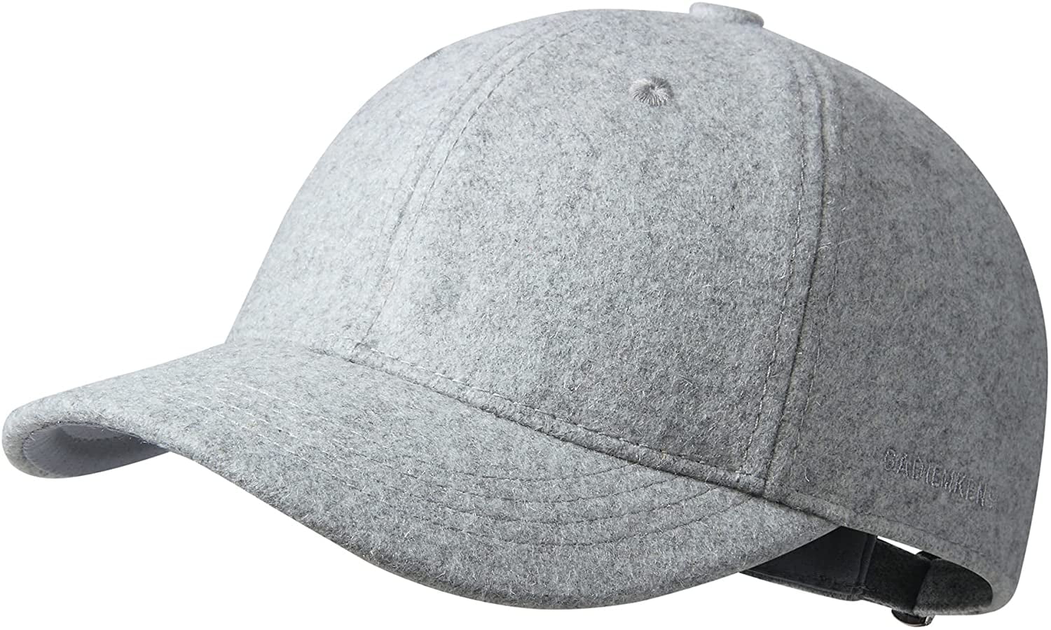 Baseball Caps Winter Short Brim Wool 