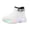 style-11 Black, variant on Kogui Toddler Walking Shoes LED Shoes for Kids Light Up Shoes Boys Girls Fashion High Top LED Lights Sneakers Kids GlowingSize 9 (Purple,Toddler 9)