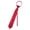 Red, variant on Men's Pre-Tied Adjustable Zipper Tie, Red, 3.15 in Wide