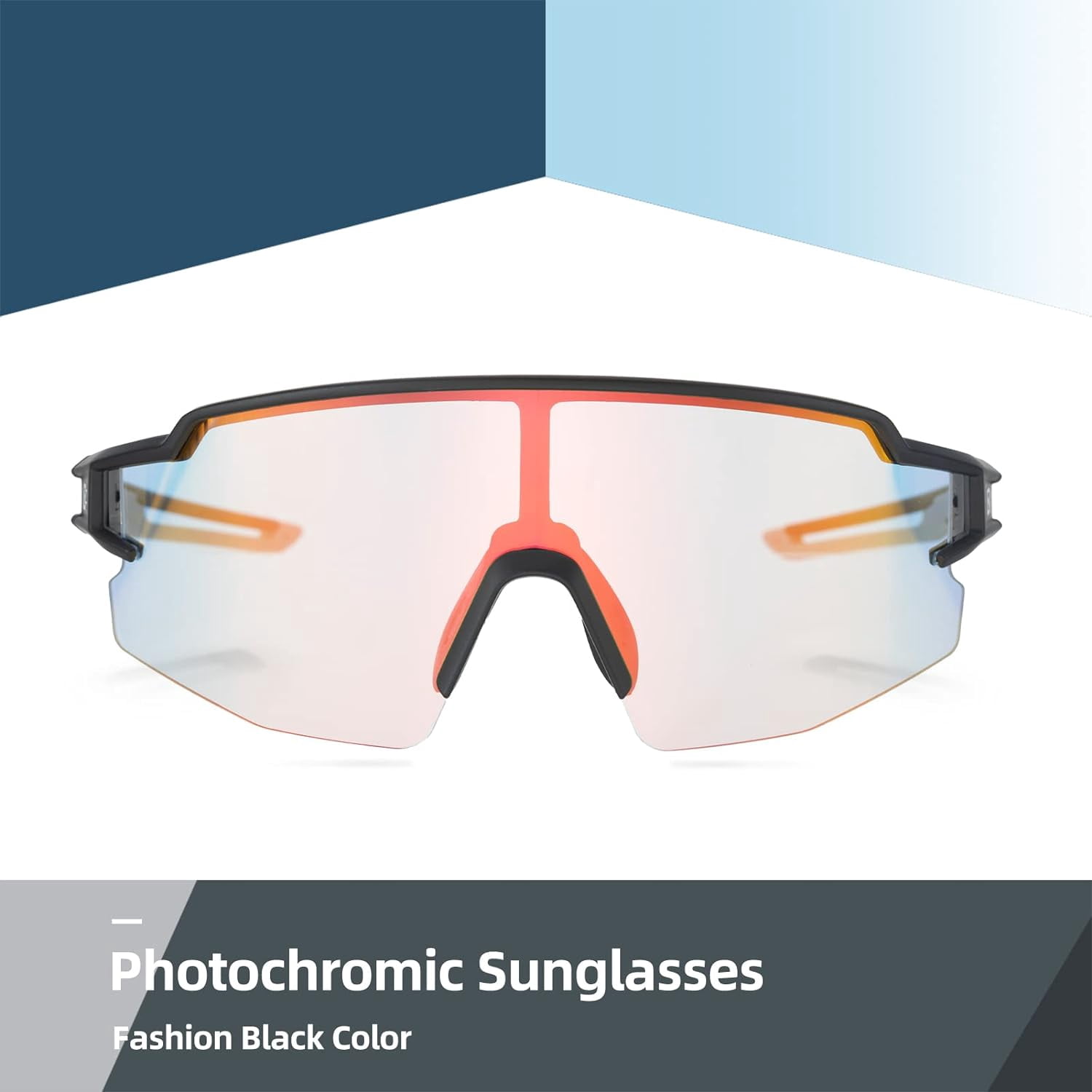 ROCKBROS Photochromic Sports Sunglasses for Men Women Cycling UV Protection