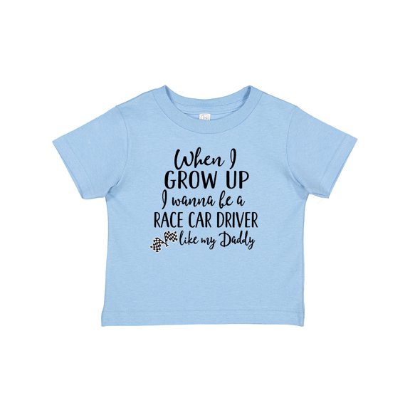 Inktastic Future Race Car Driver Like Daddy Boys Baby T-Shirt