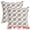 Grey, variant on Unique Bargains Pack of 2 Square Diamond Pattern Chenille Throw Pillow Covers Grey