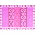 thumbnail image 1 of Ahgly Company Indoor Rectangle Abstract Pink Contemporary Area Rugs, 5' x 7', 1 of 4