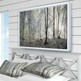 thumbnail image 1 of Designart Dark Morning in Forest Panorama FLOAT FRAME WALL ART, 1 of 3