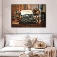 thumbnail image 2 of Elephant Stock Antiques Wall Art - Horizontal Canvas Wall Art - Living Room Wall Decor - Decor Elements Canvas - Brown And Gray Decor - 48" x 32", 2 of 8